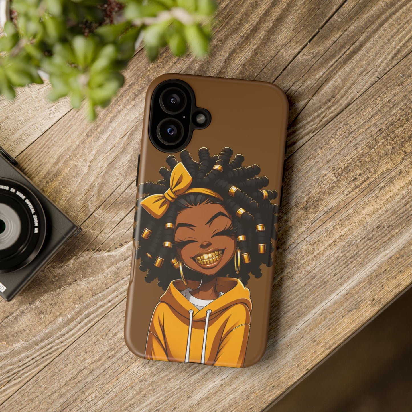 Little brown girl, iPhone Case