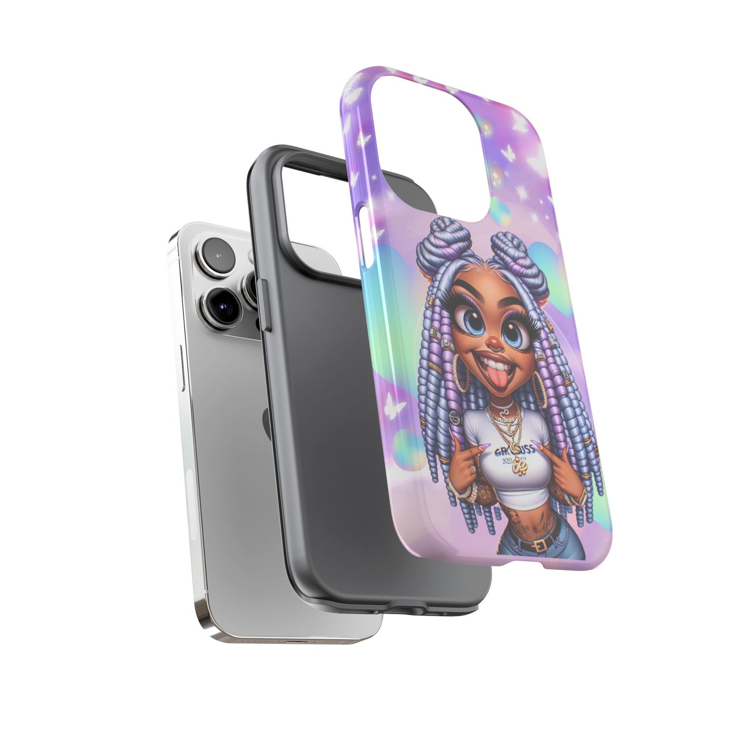 Butterfly girly Tough Iphone Case