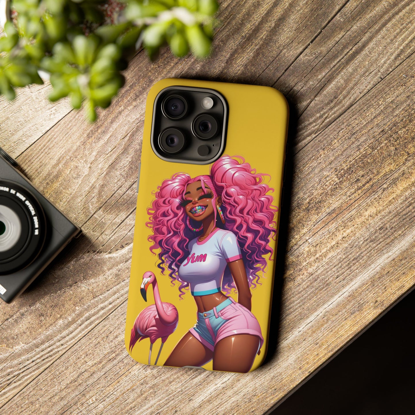Flamingo Summer, Iphone case