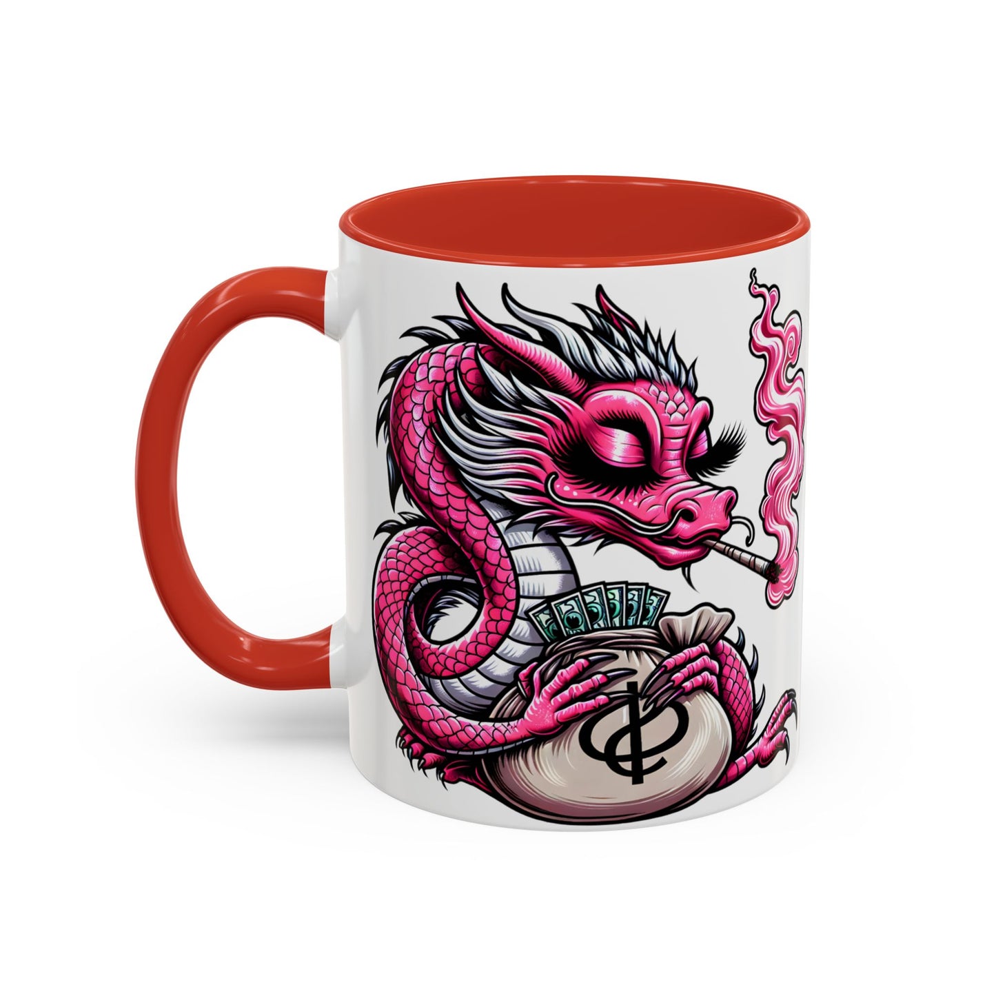 Pink Dragon Coffee Mug