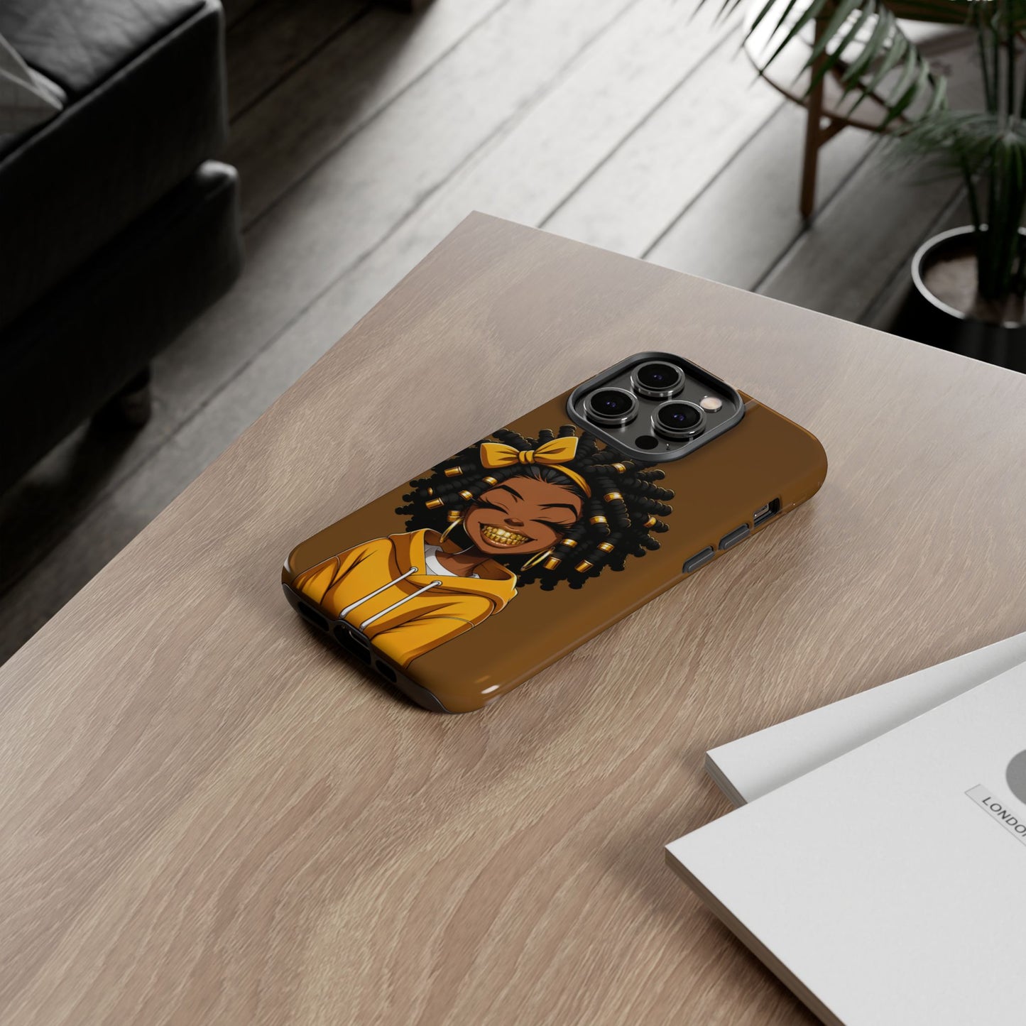 Little brown girl, iPhone Case