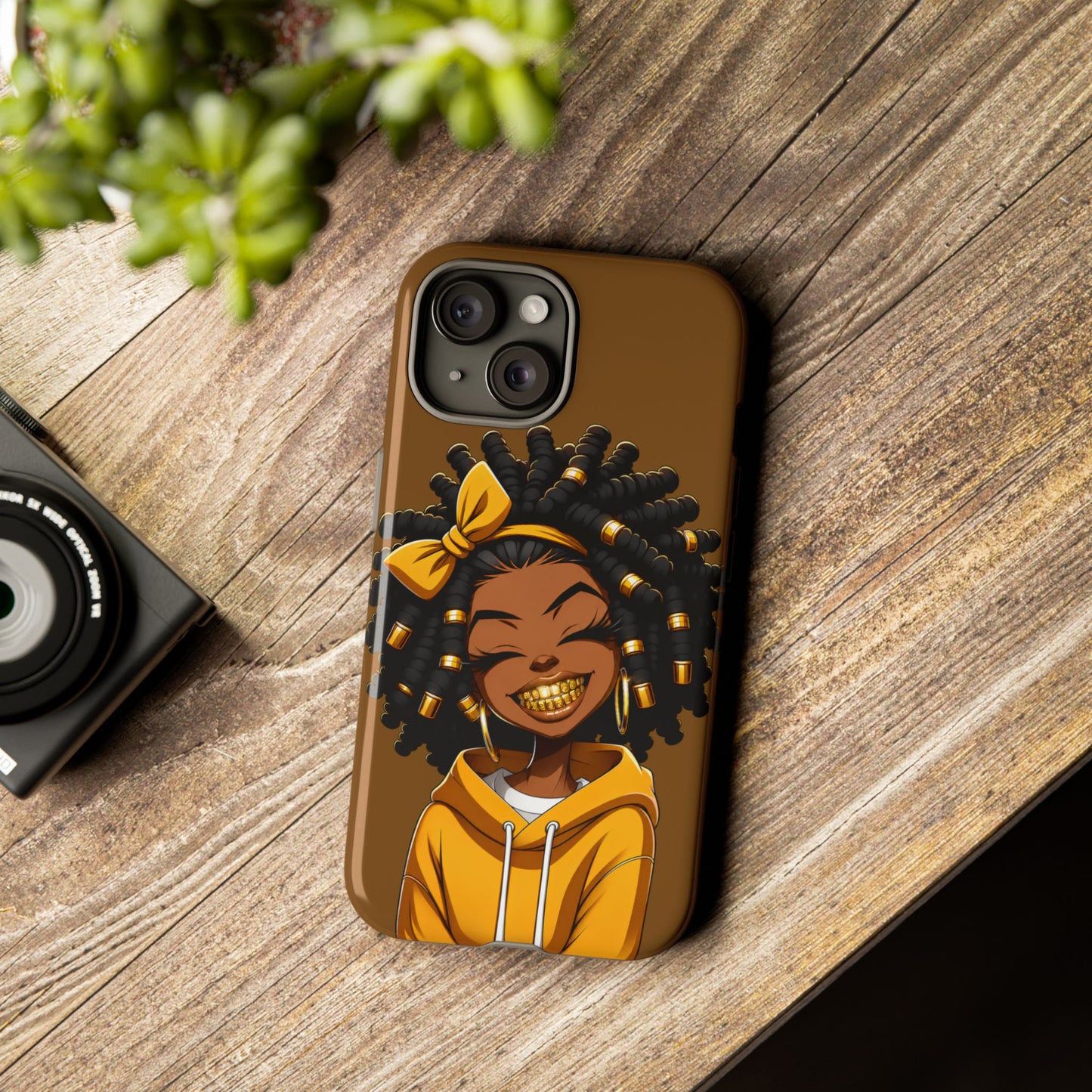 Little brown girl, iPhone Case