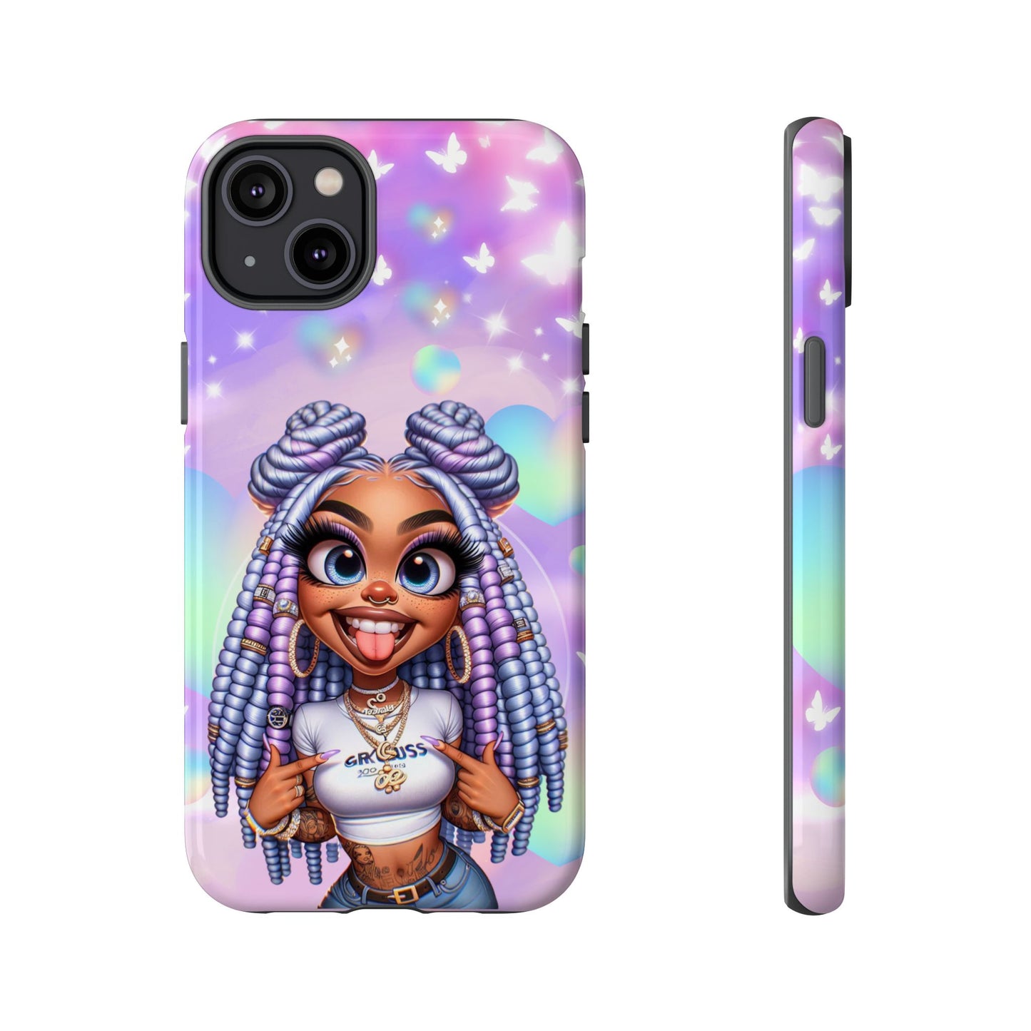 Butterfly girly Tough Iphone Case
