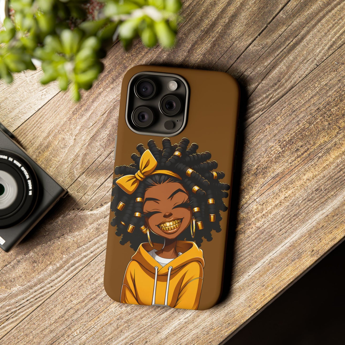 Little brown girl, iPhone Case