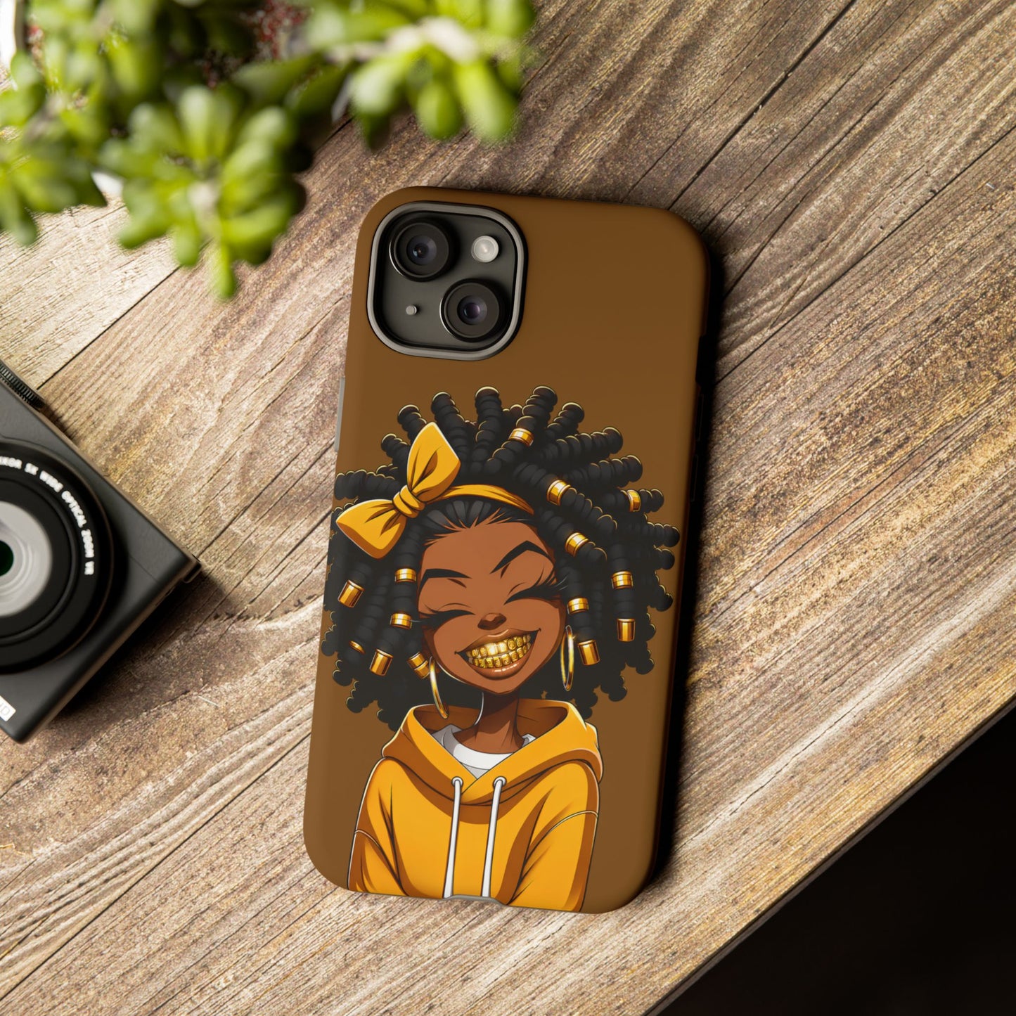Little brown girl, iPhone Case