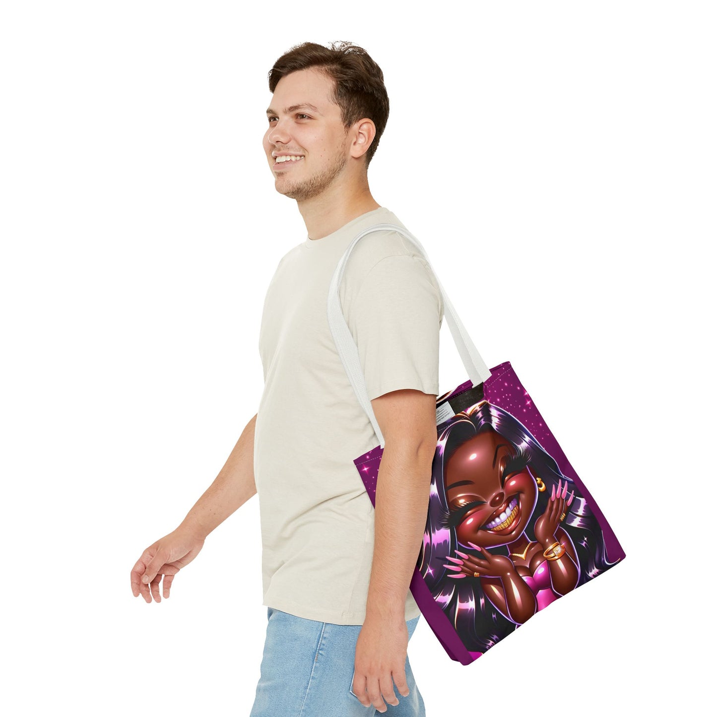 Smiley tote bag