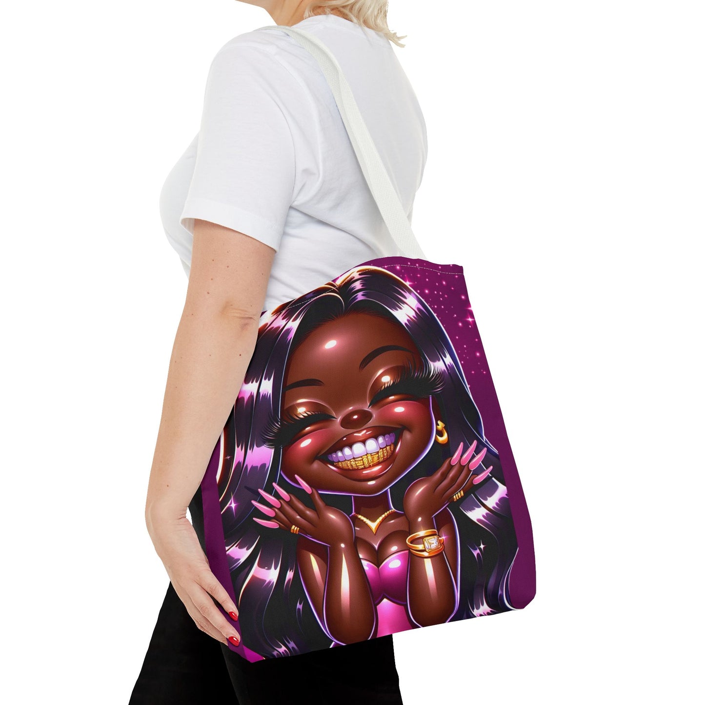 Smiley tote bag