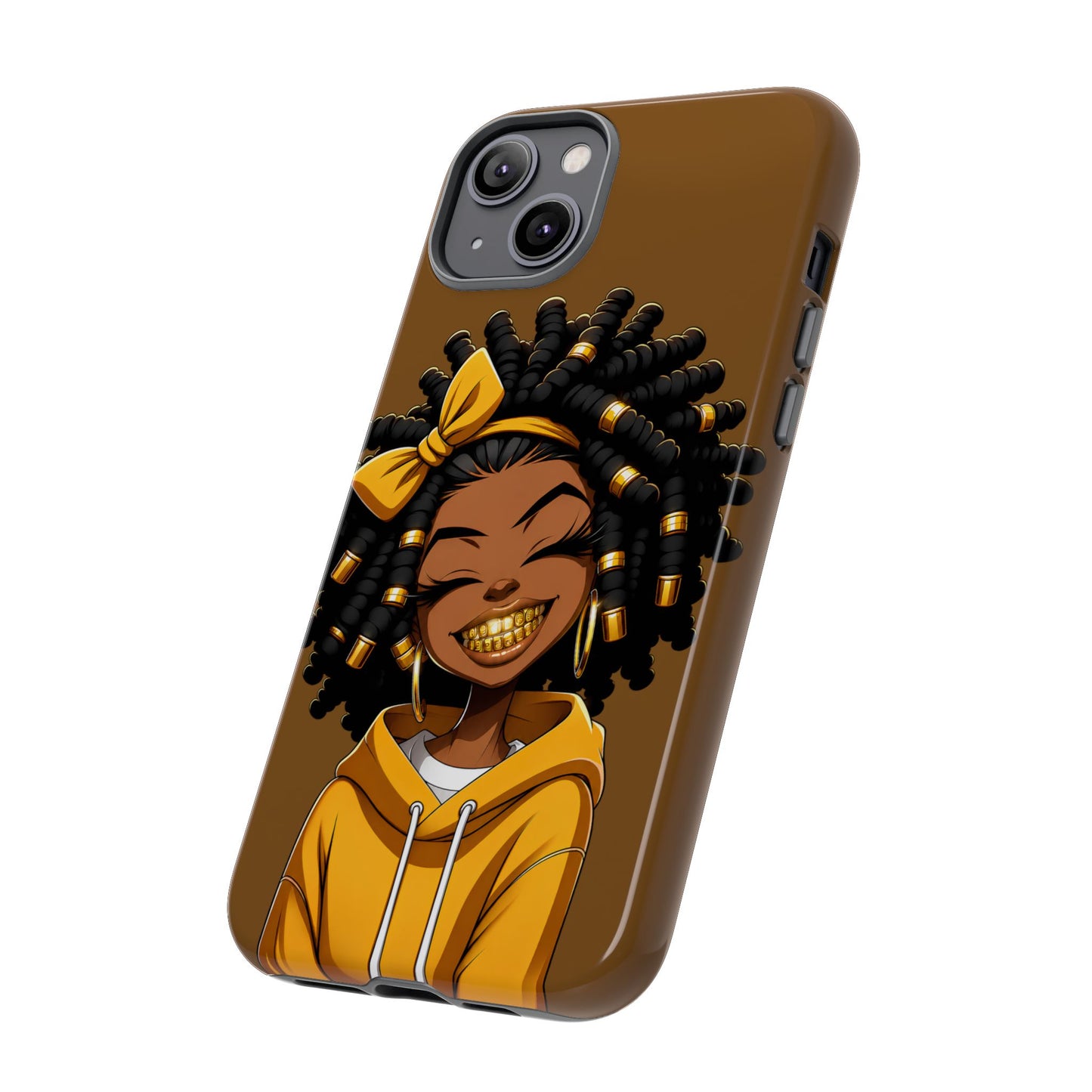Little brown girl, iPhone Case