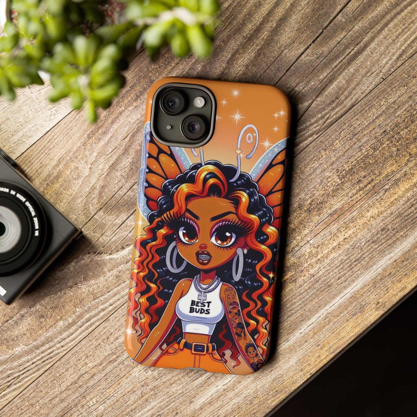 Butterfly lady Iphone case