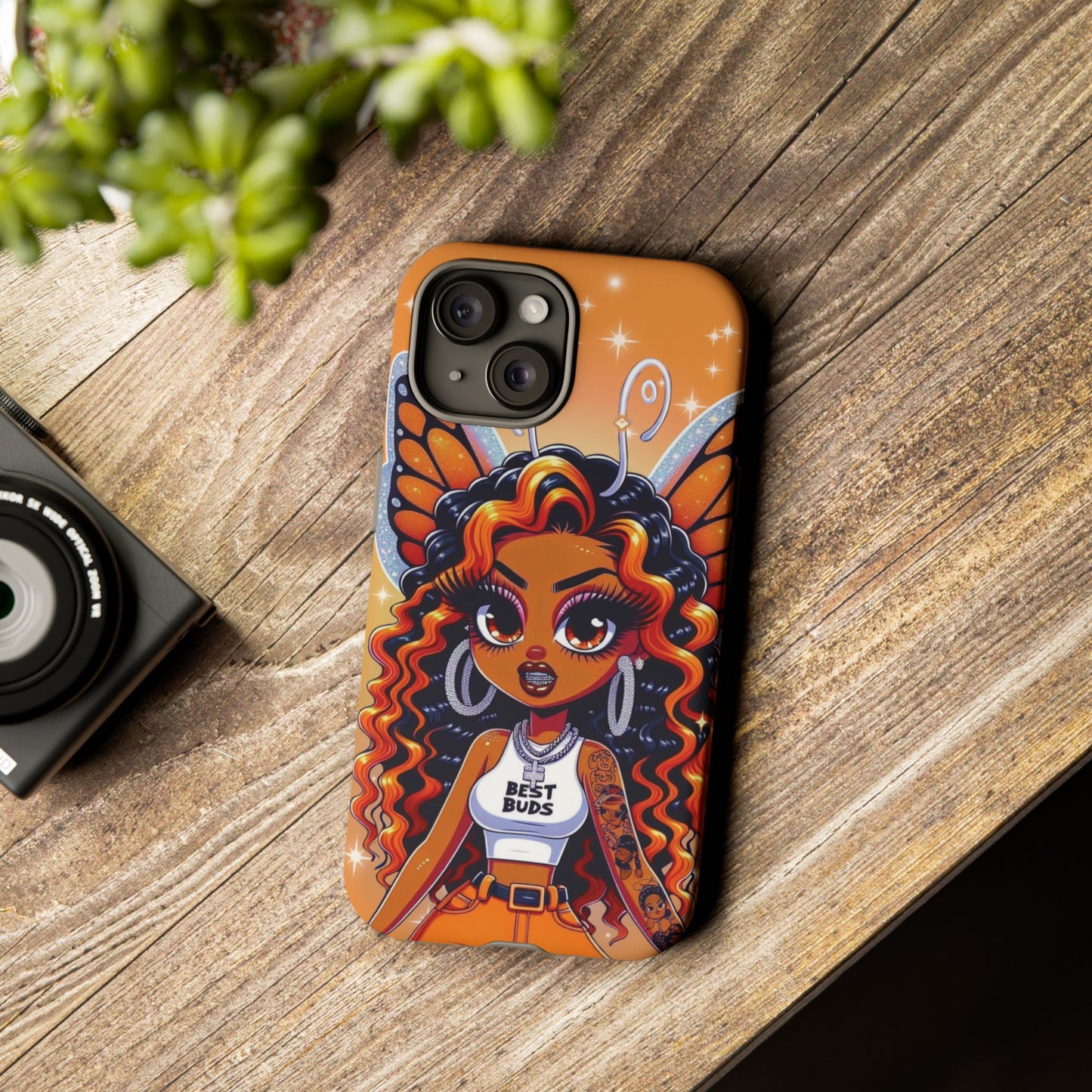 Butterfly lady Iphone case