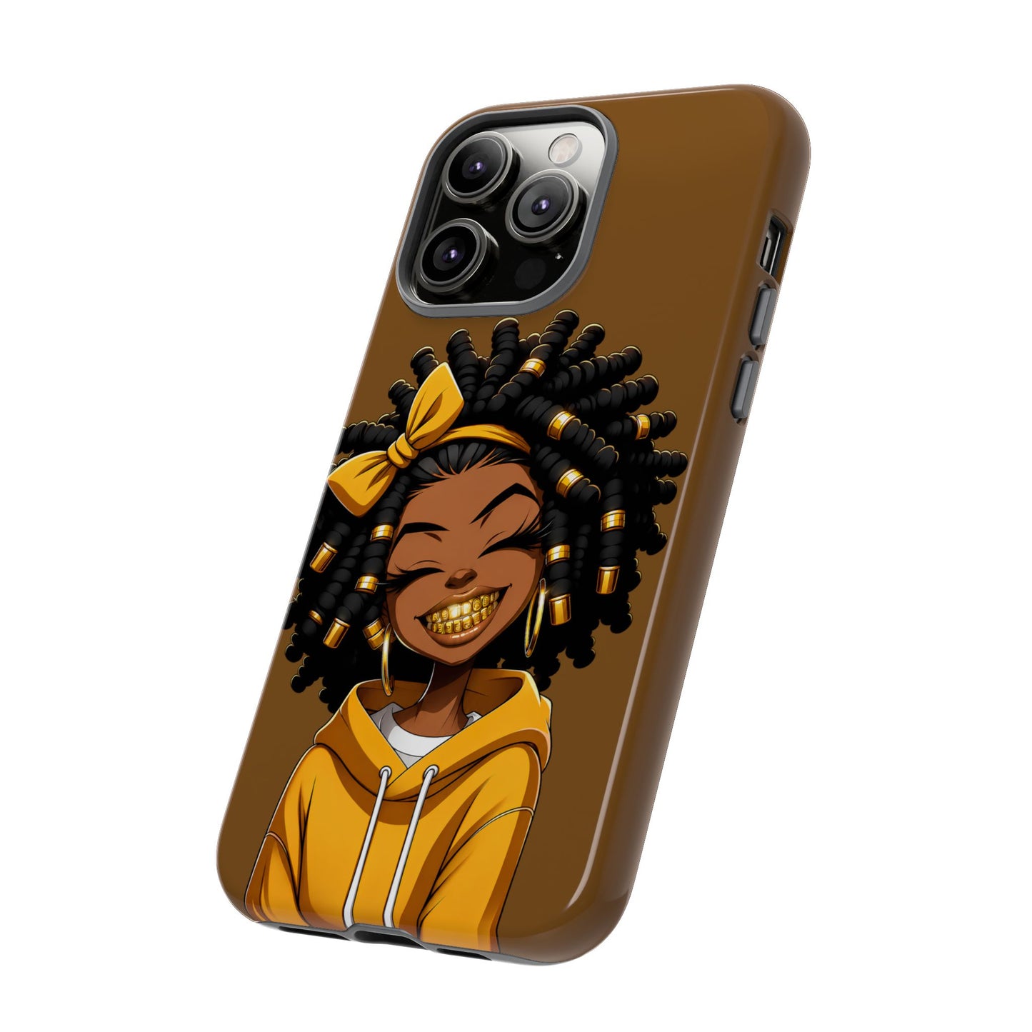 Little brown girl, iPhone Case
