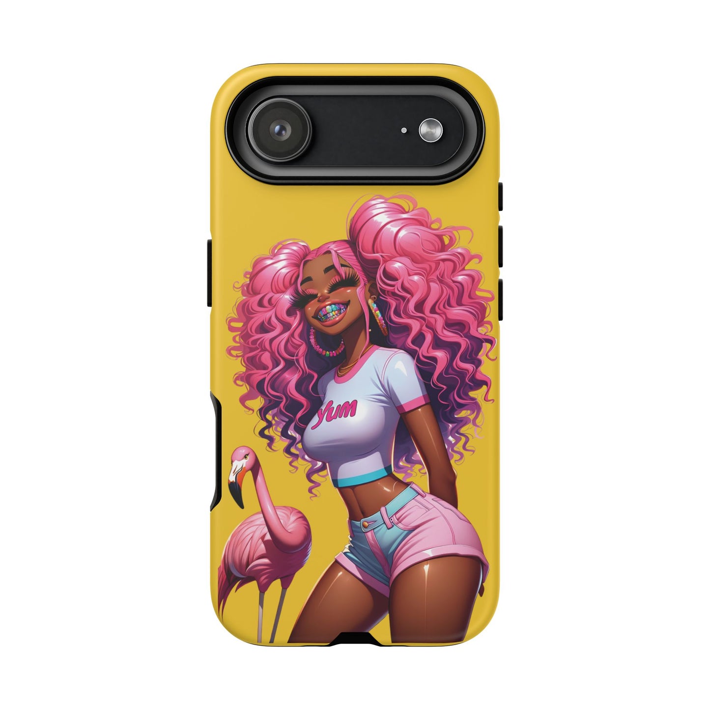 Flamingo Summer, Iphone case