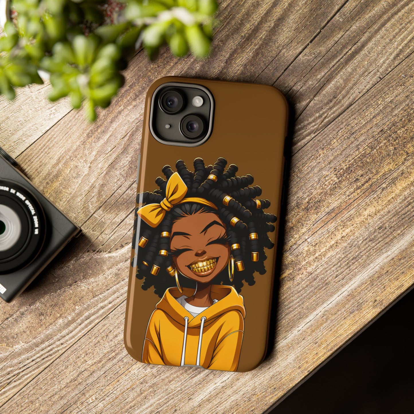 Little brown girl, iPhone Case