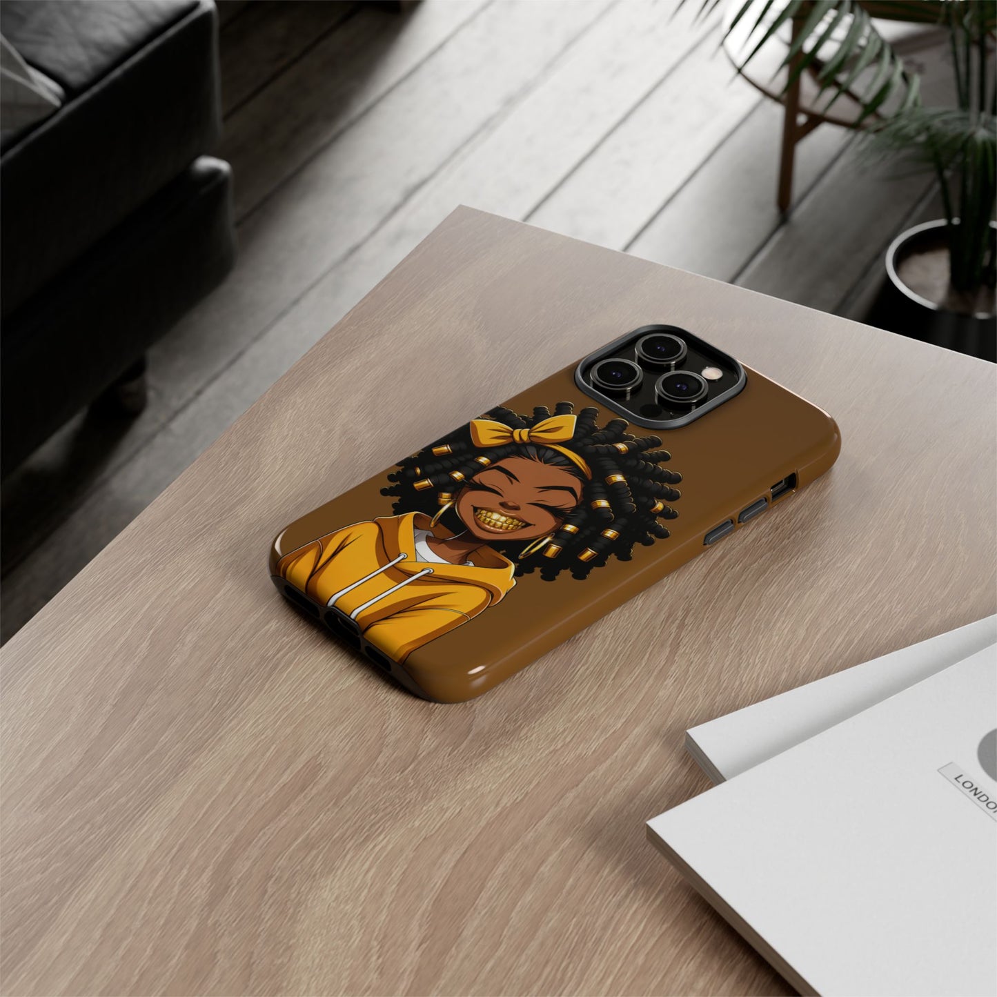 Little brown girl, iPhone Case