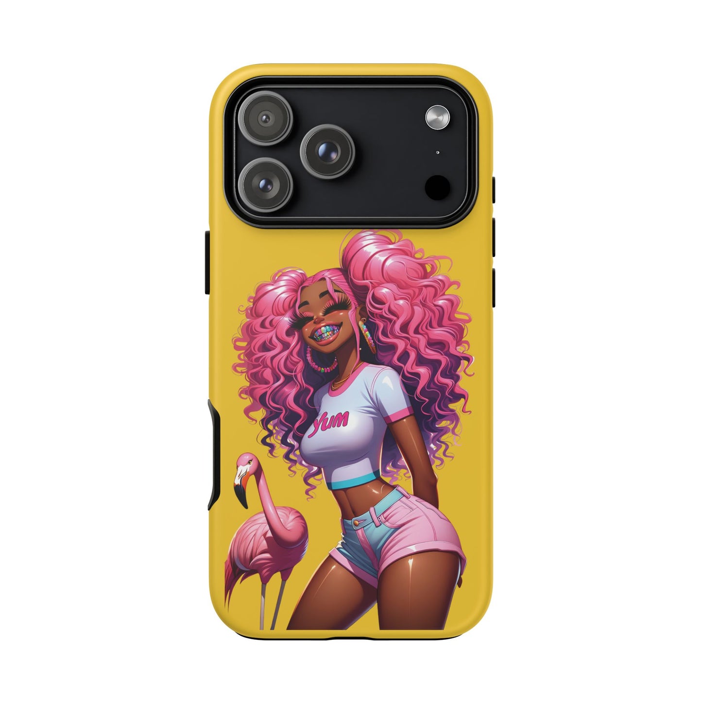 Flamingo Summer, Iphone case