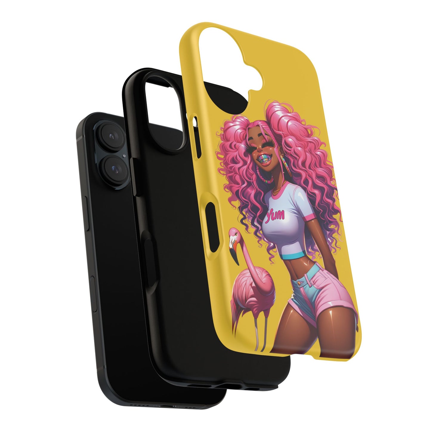 Flamingo Summer, Iphone case