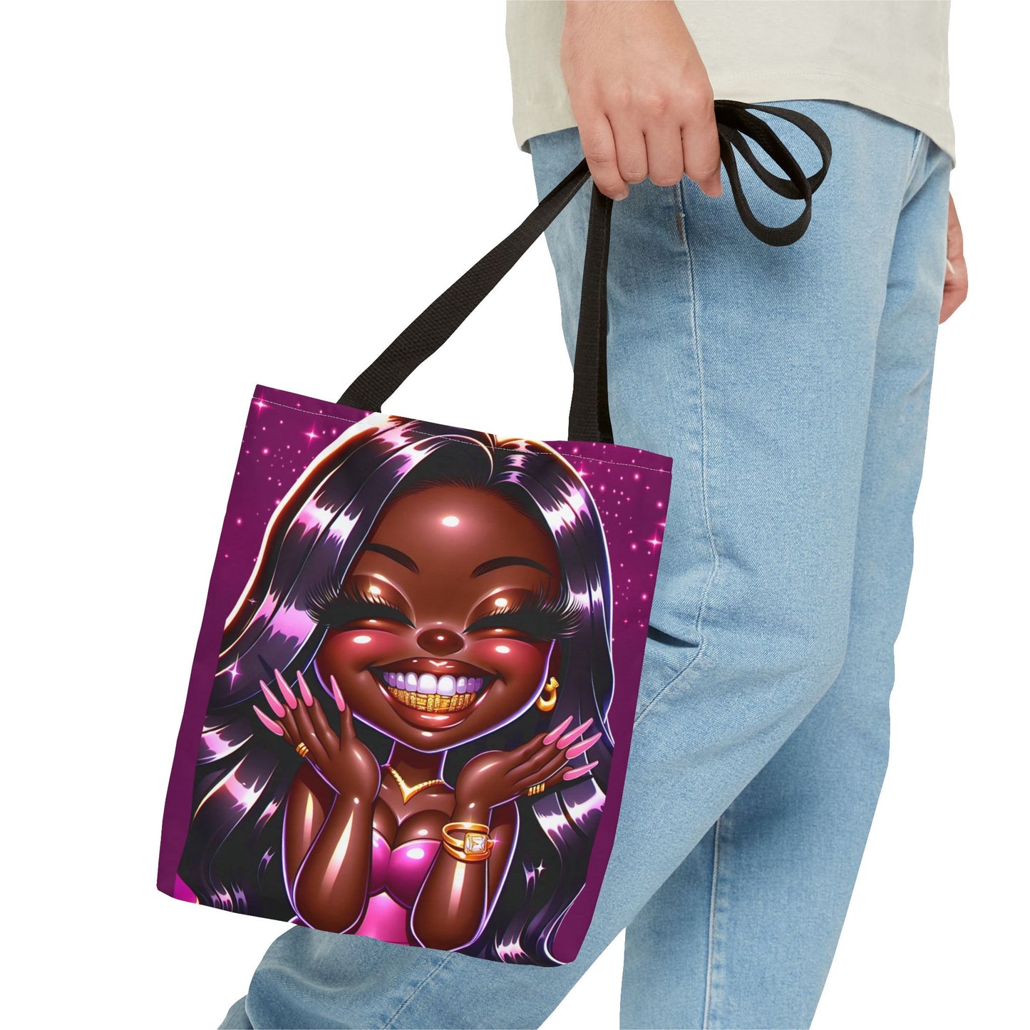 Smiley tote bag