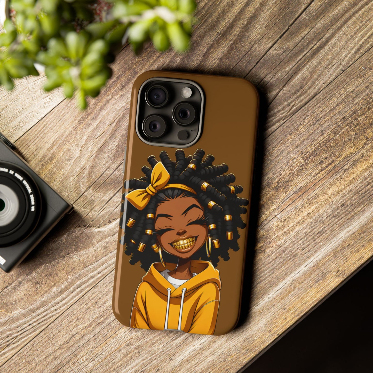 Little brown girl, iPhone Case