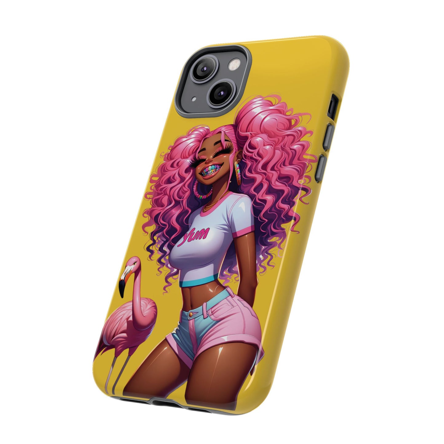 Flamingo Summer, Iphone case