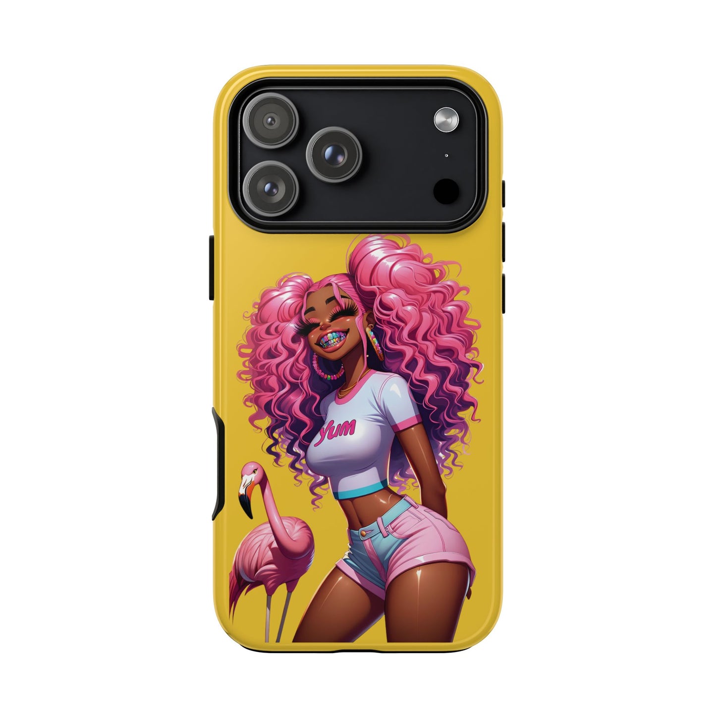 Flamingo Summer, Iphone case