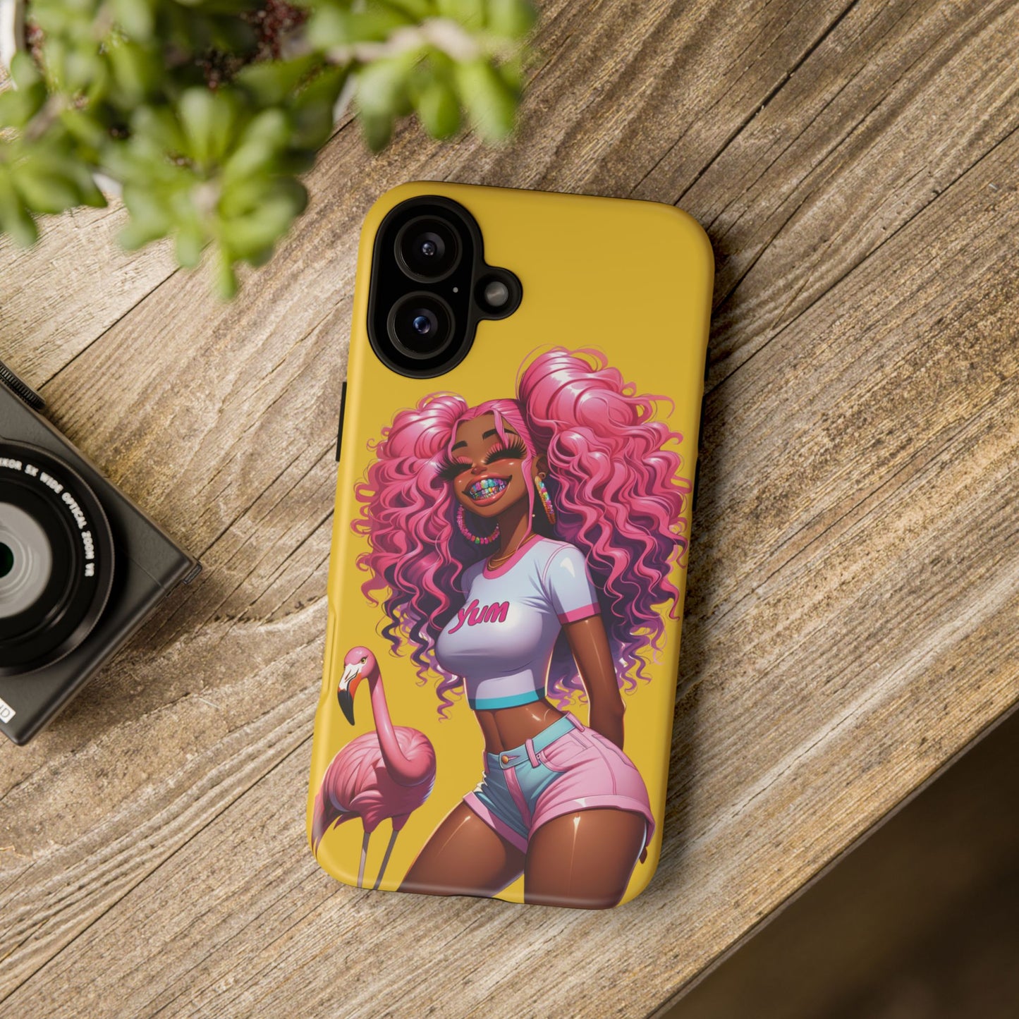 Flamingo Summer, Iphone case
