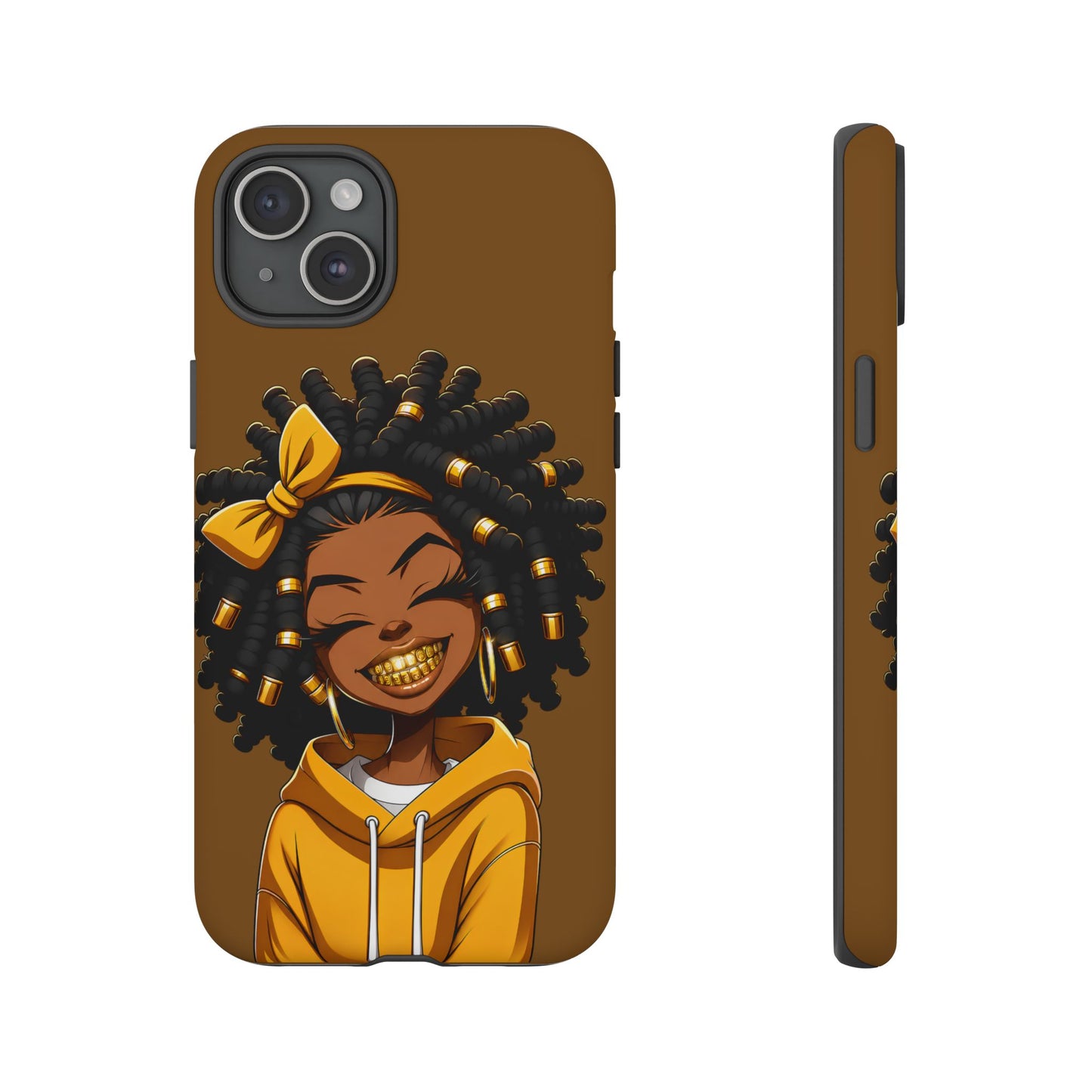 Little brown girl, iPhone Case