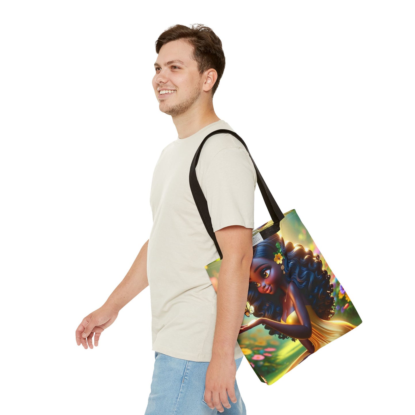 Flower Girl Tote Bag