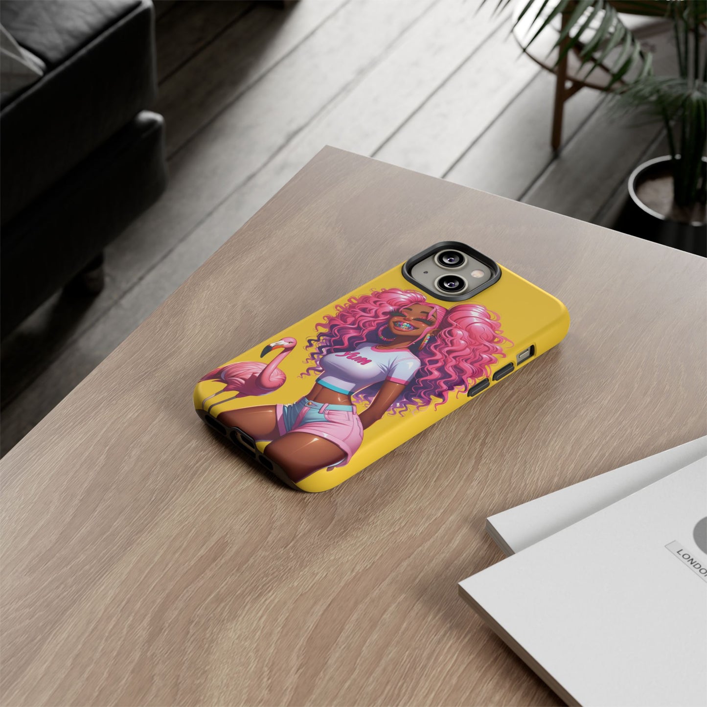 Flamingo Summer, Iphone case