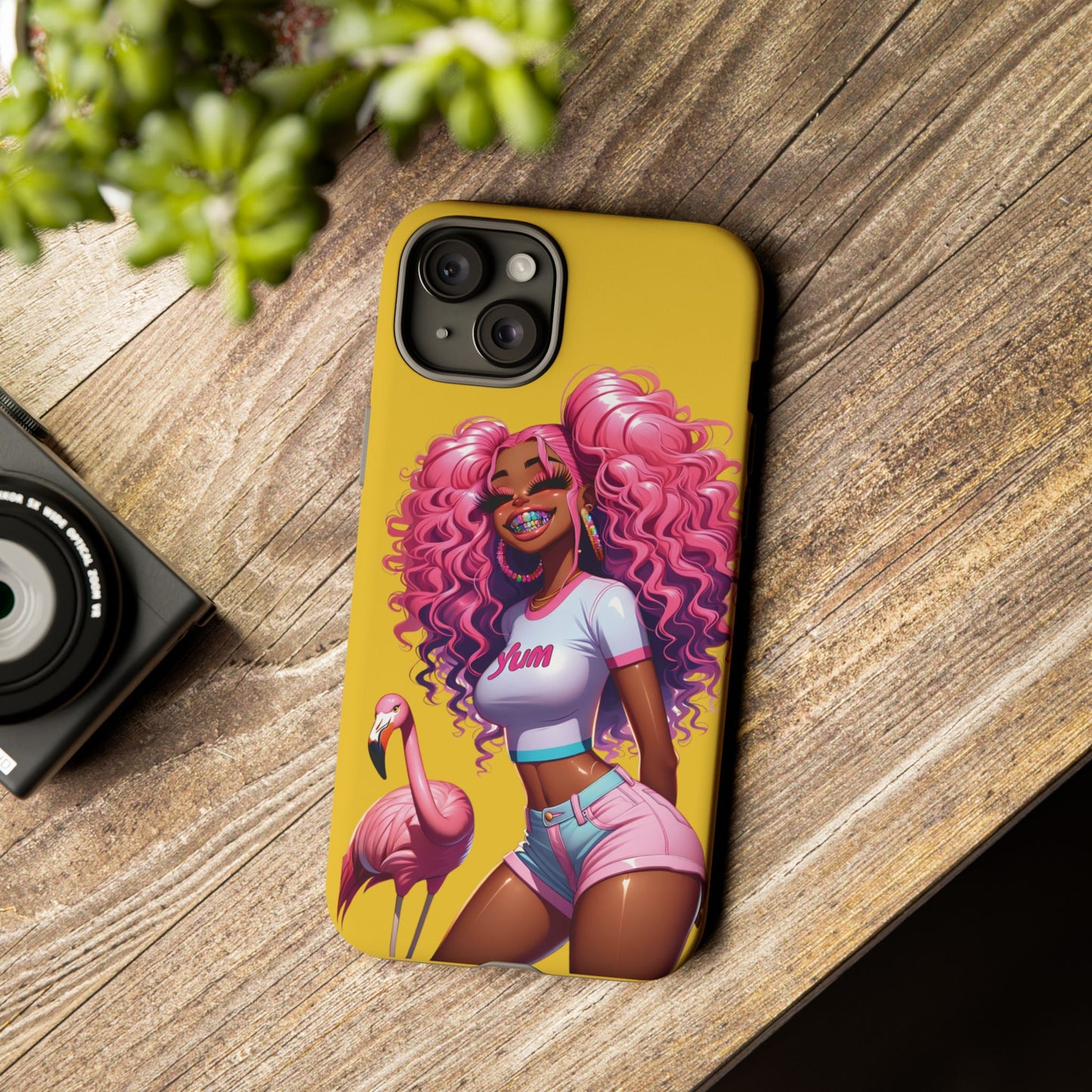 Flamingo Summer, Iphone case