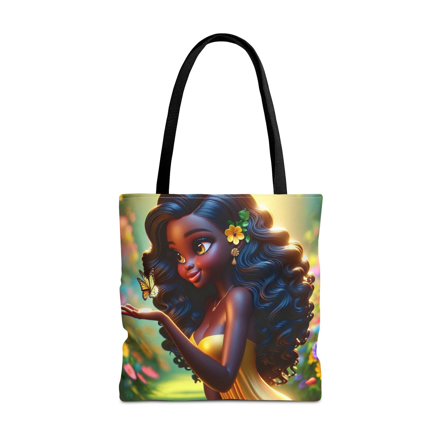 Flower Girl Tote Bag