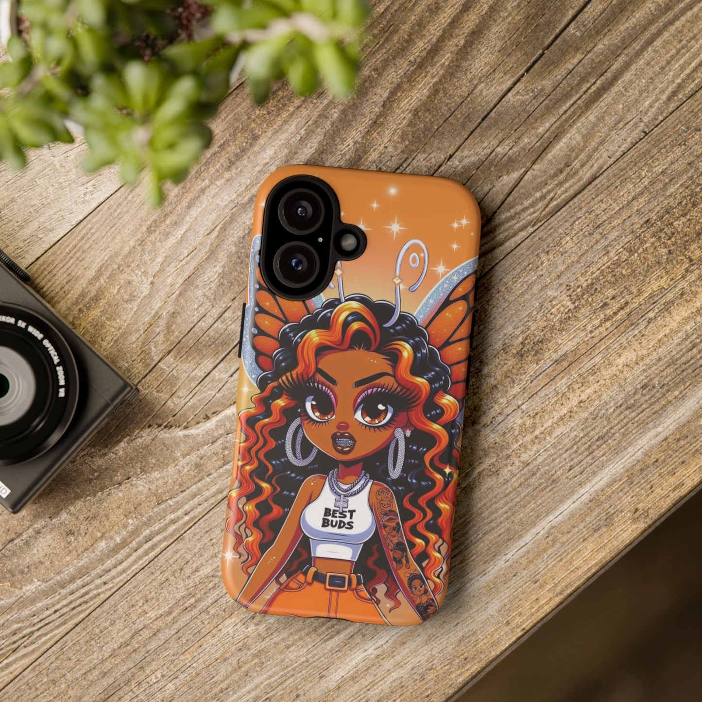 Butterfly lady Iphone case