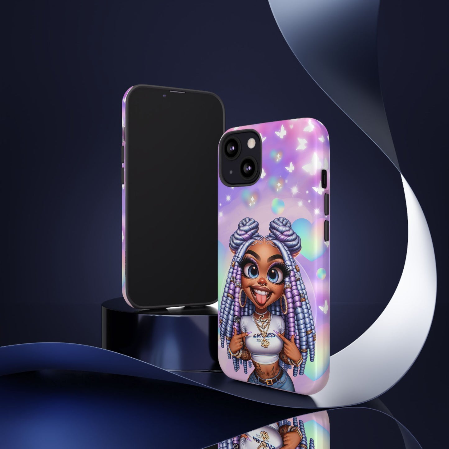 Butterfly girly Tough Iphone Case