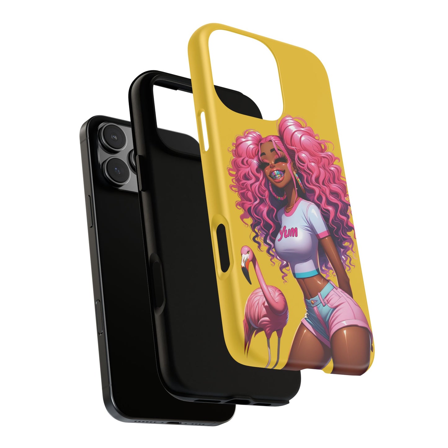 Flamingo Summer, Iphone case