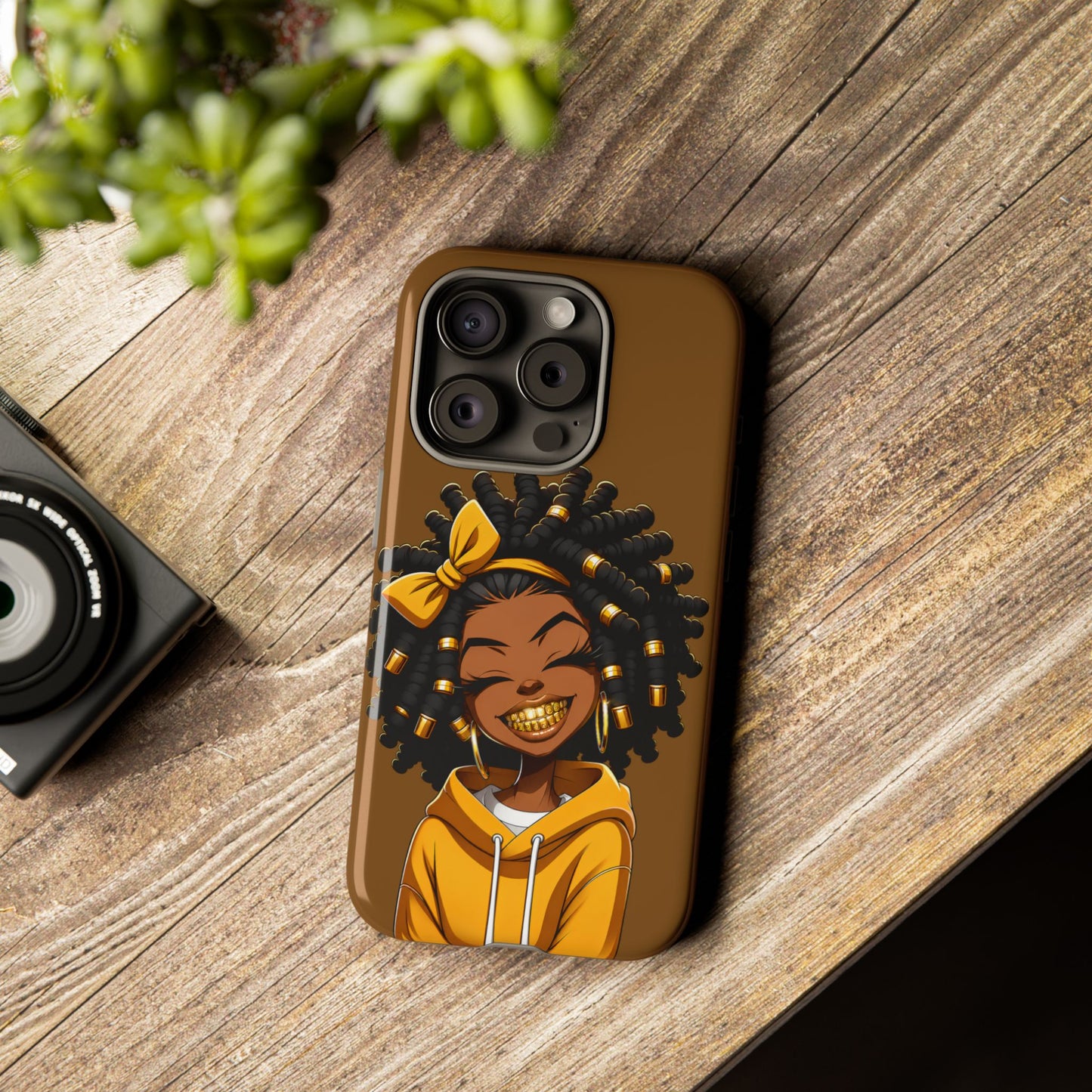 Little brown girl, iPhone Case