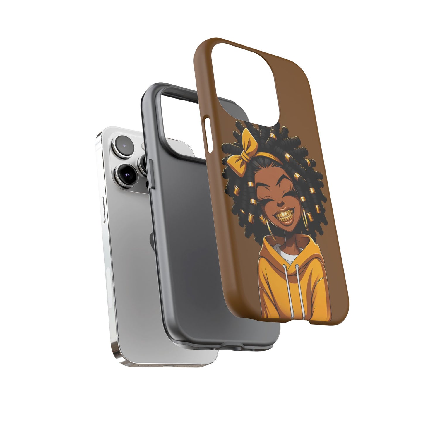 Little brown girl, iPhone Case