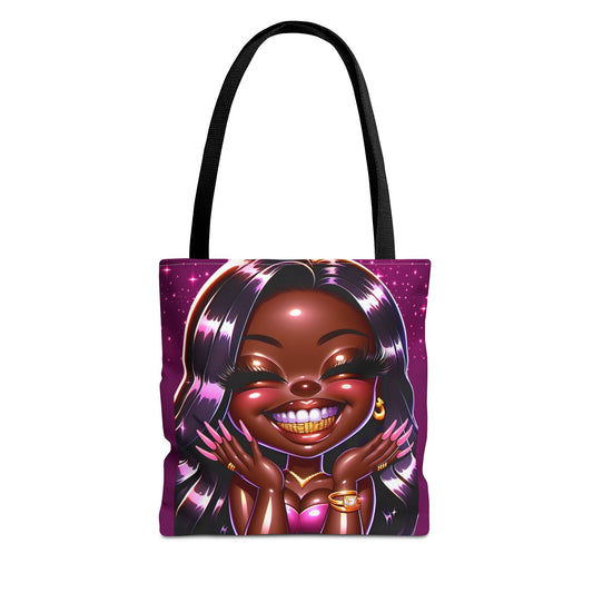 Smiley tote bag