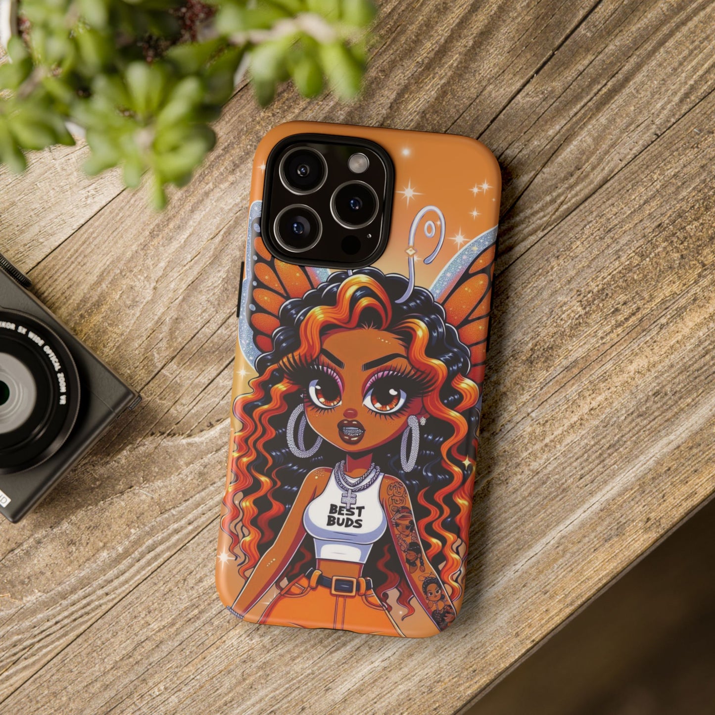 Butterfly lady Iphone case