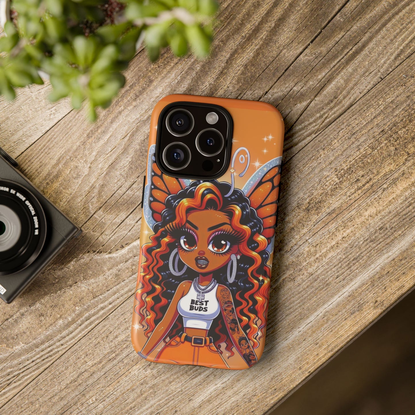 Butterfly lady Iphone case