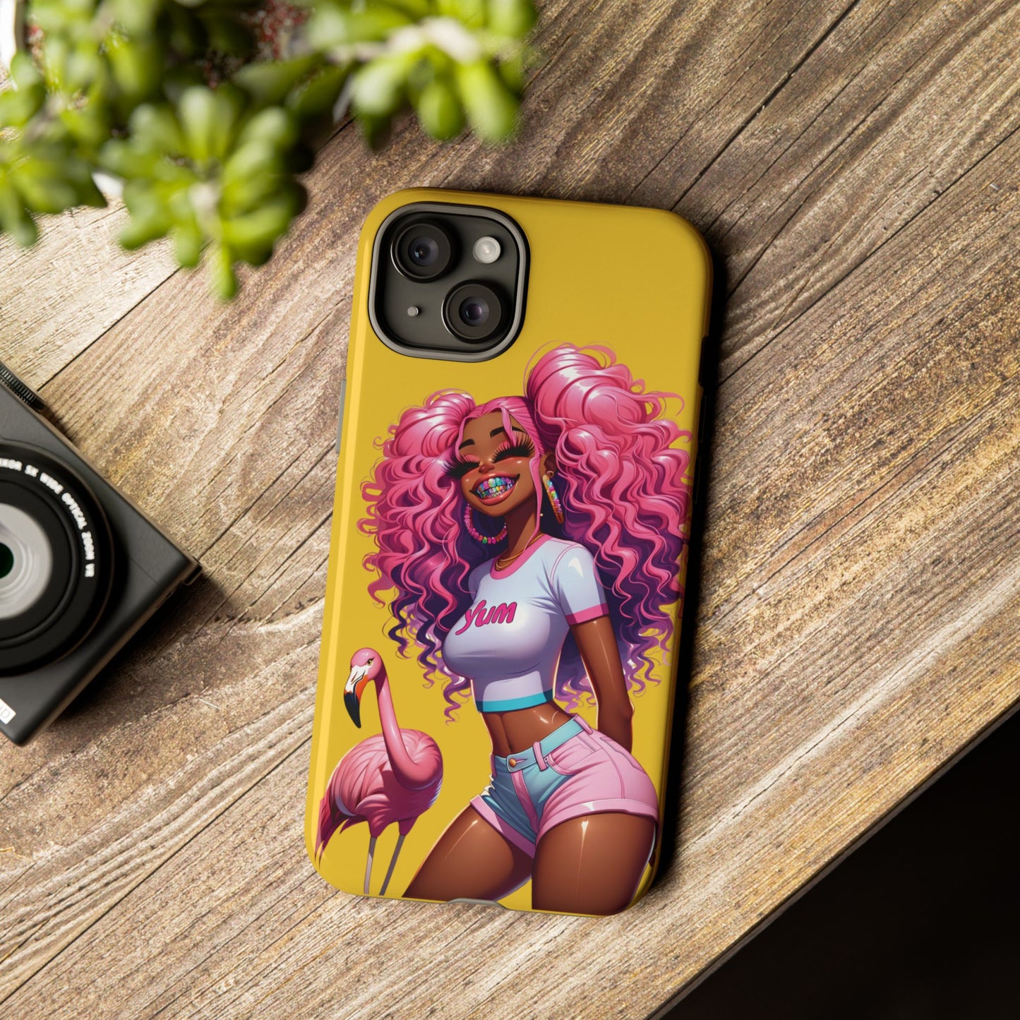 Flamingo Summer, Iphone case