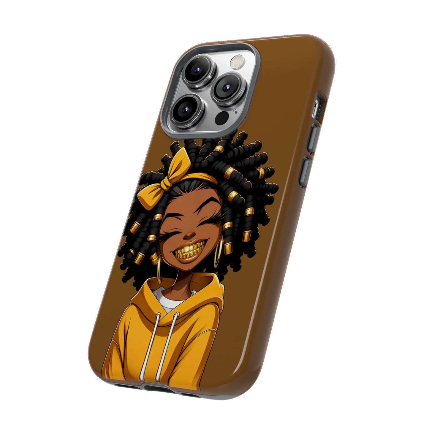 Little brown girl, iPhone Case