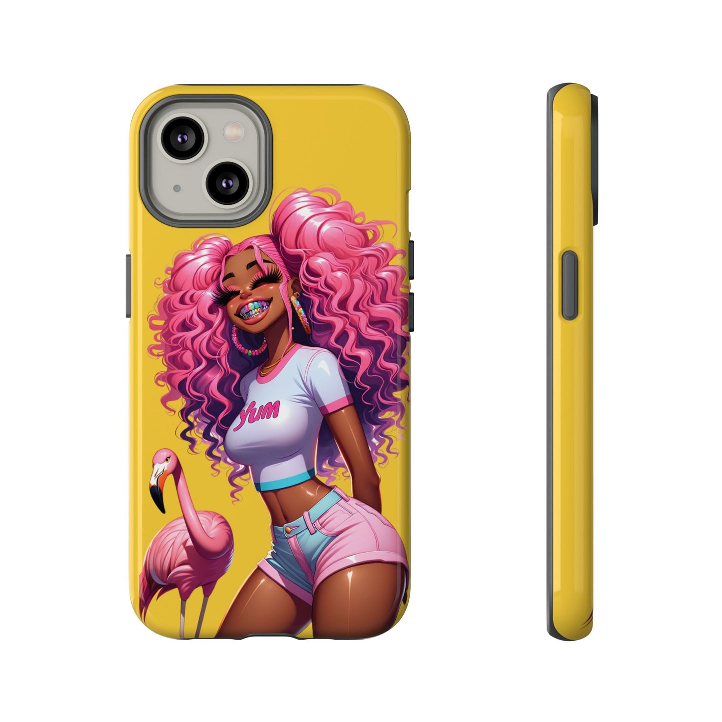 Flamingo Summer, Iphone case