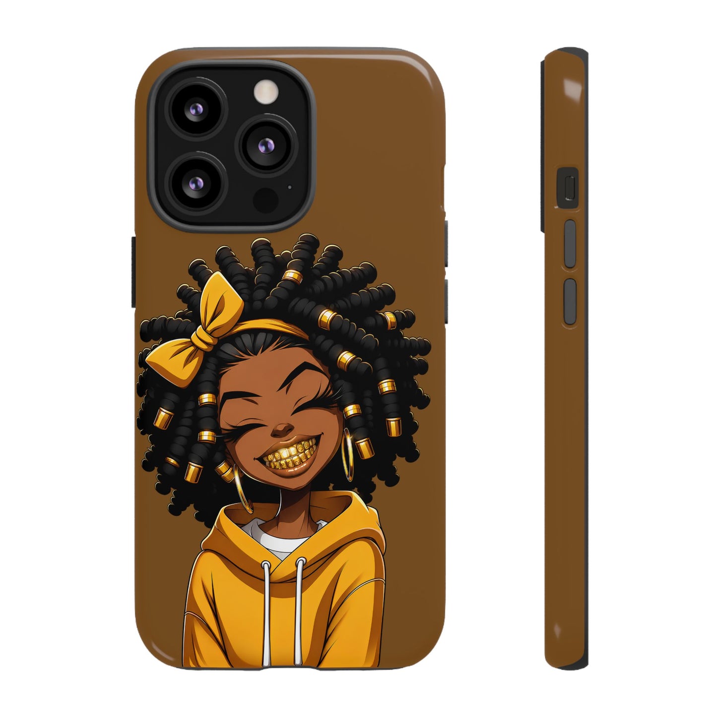 Little brown girl, iPhone Case