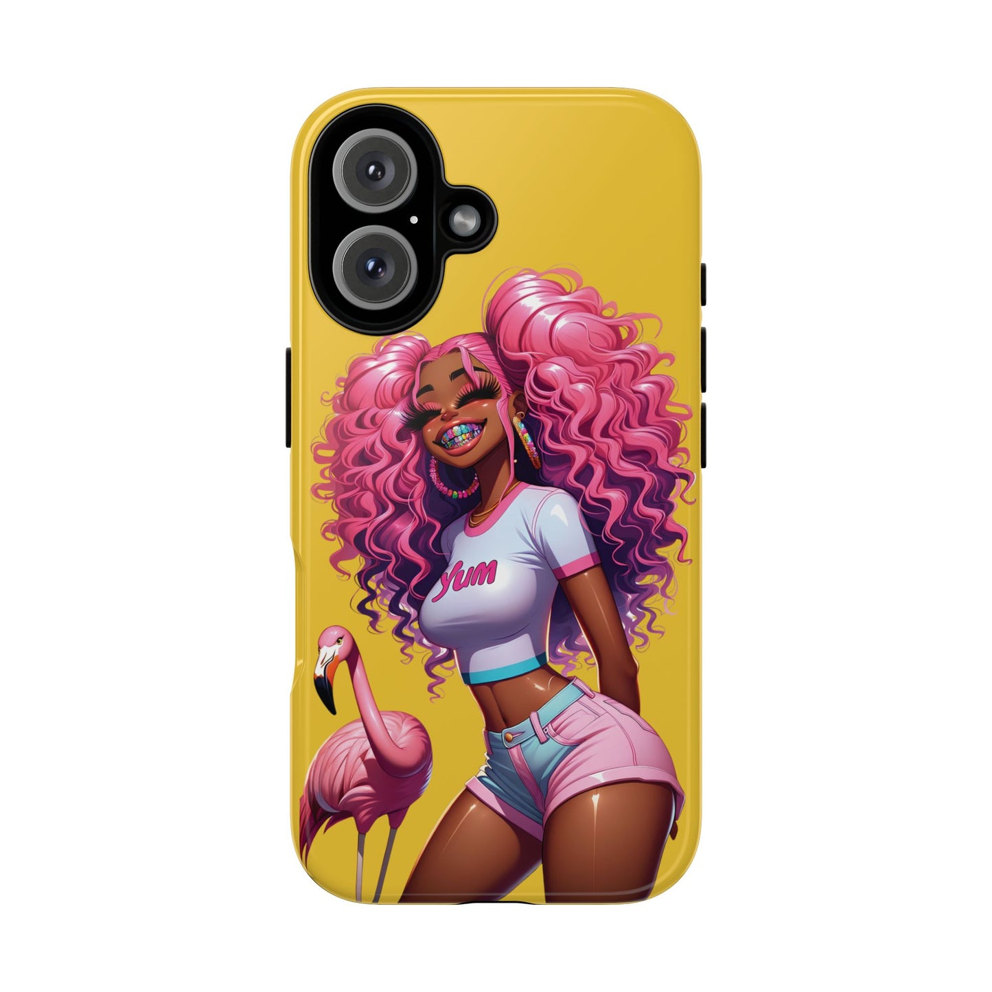 Flamingo Summer, Iphone case
