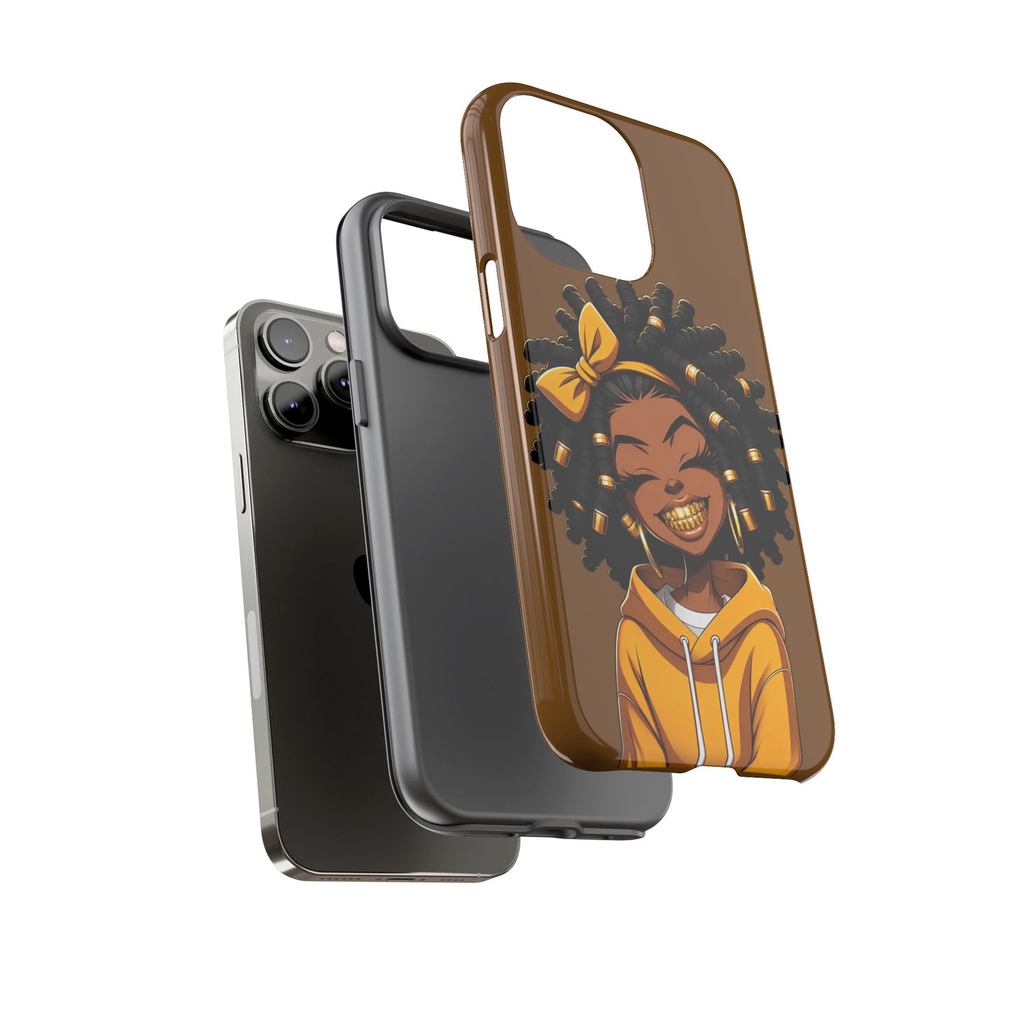 Little brown girl, iPhone Case