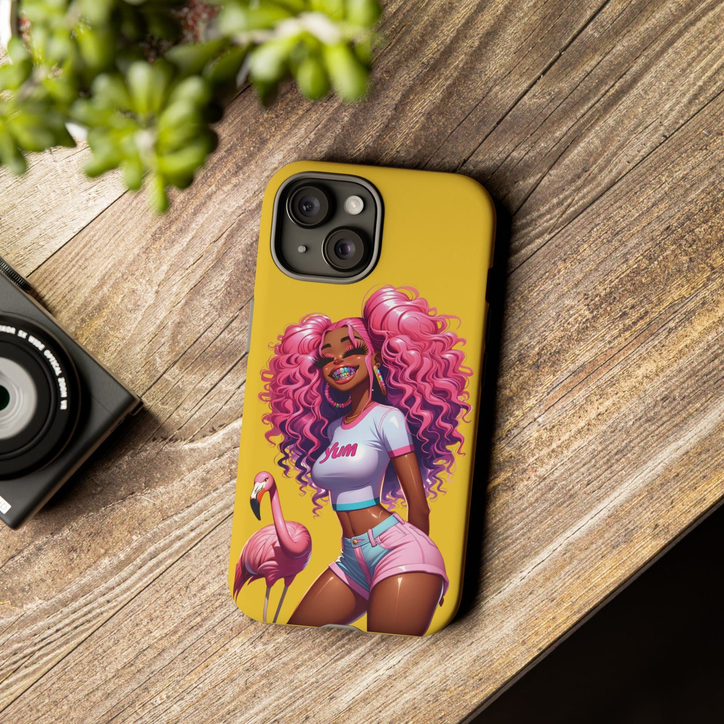Flamingo Summer, Iphone case