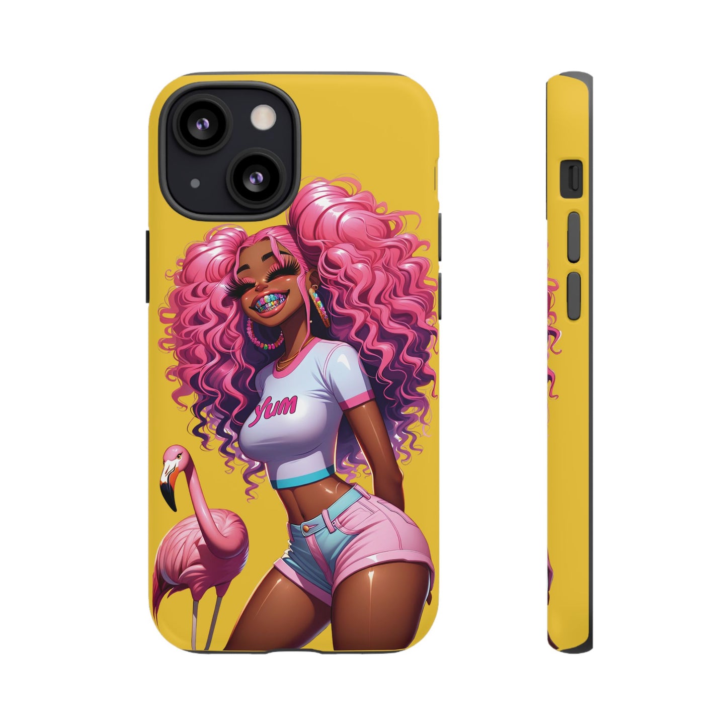 Flamingo Summer, Iphone case