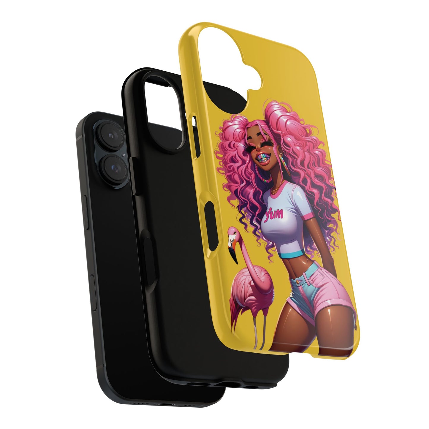 Flamingo Summer, Iphone case