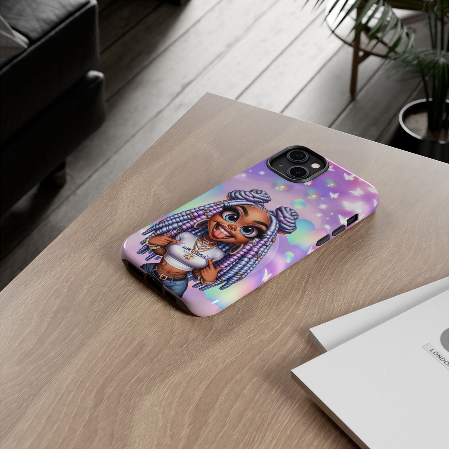 Butterfly girly Tough Iphone Case