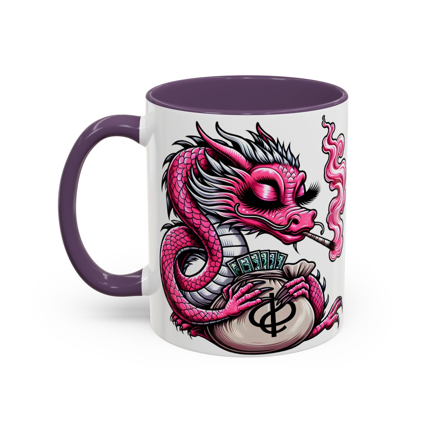 Pink Dragon Coffee Mug