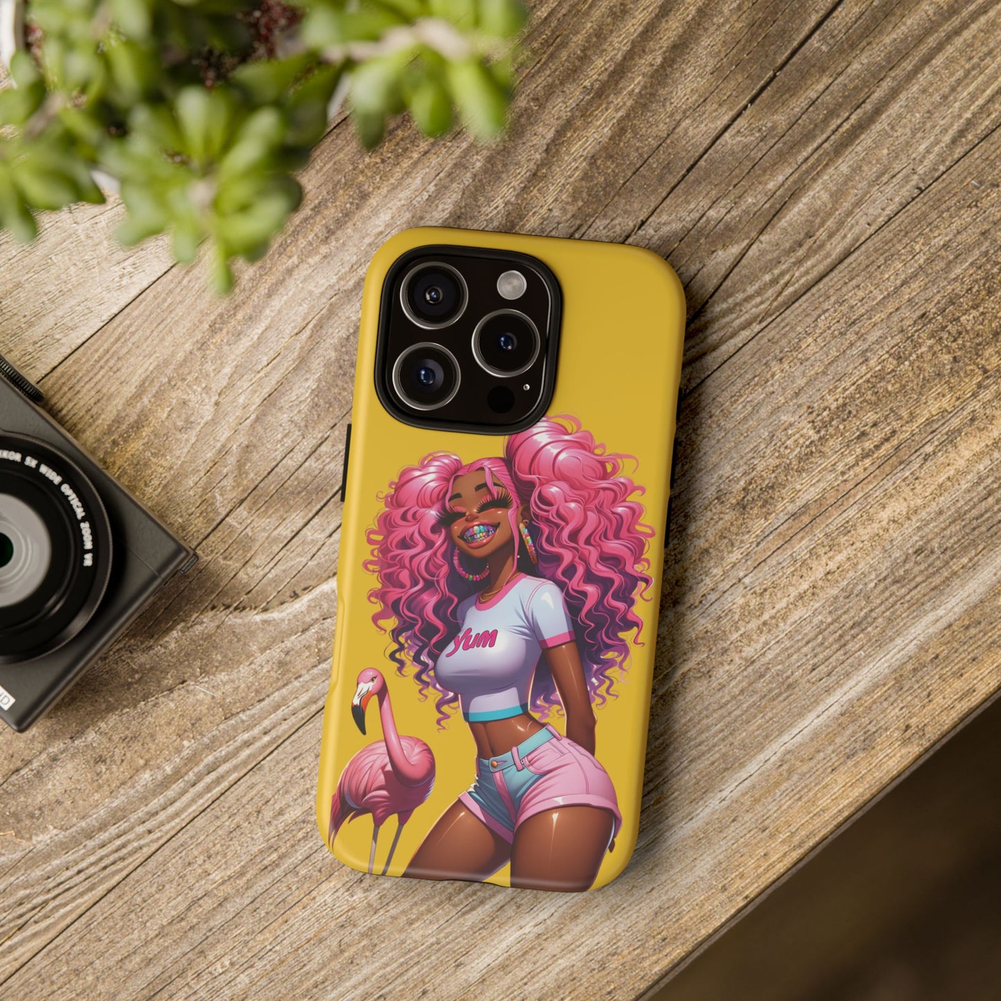 Flamingo Summer, Iphone case